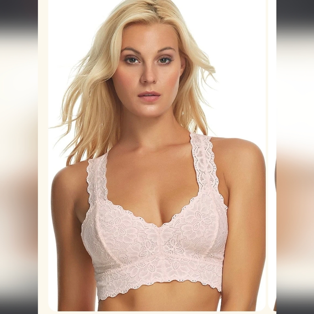 NWOT Felina Lingerie Bralette In Light Pink